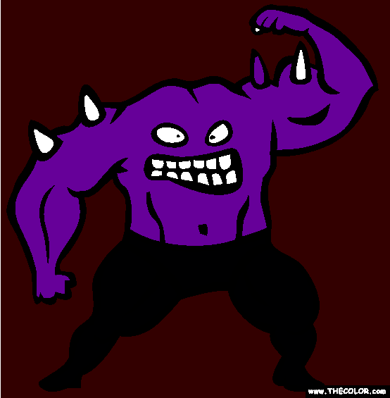 Samson Coloring Page