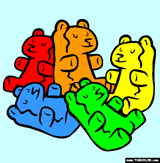 Gummi Bears Coloring Page