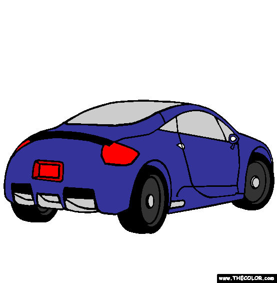 Mitsubishi Eclipse Coloring Page