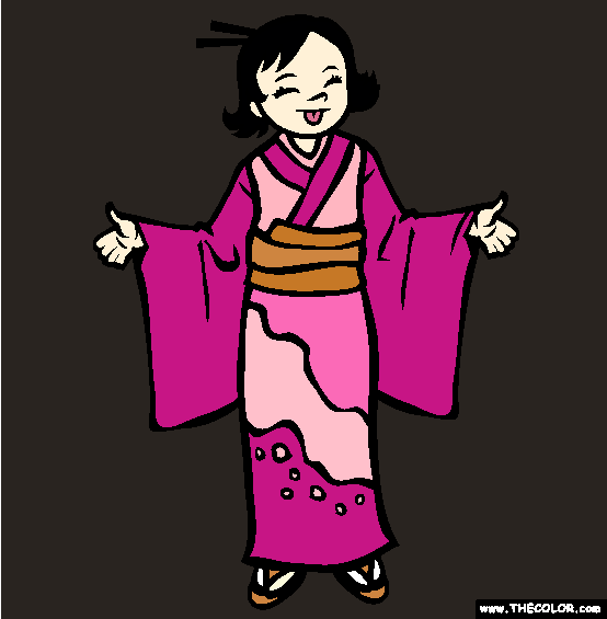 Japan Coloring Page