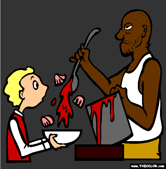 Pig Snout Stew Coloring Page
