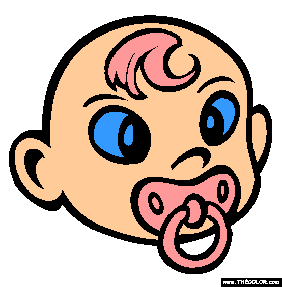 Binky Coloring Page