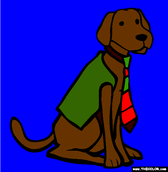 Labrador Retriever Coloring Page