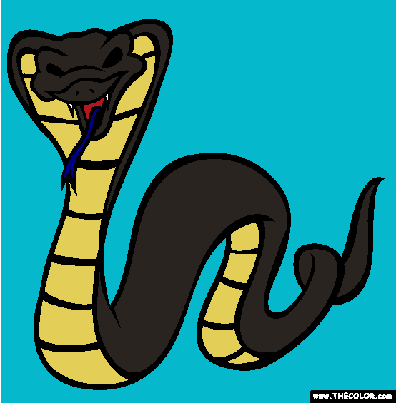 King Cobra Coloring Page