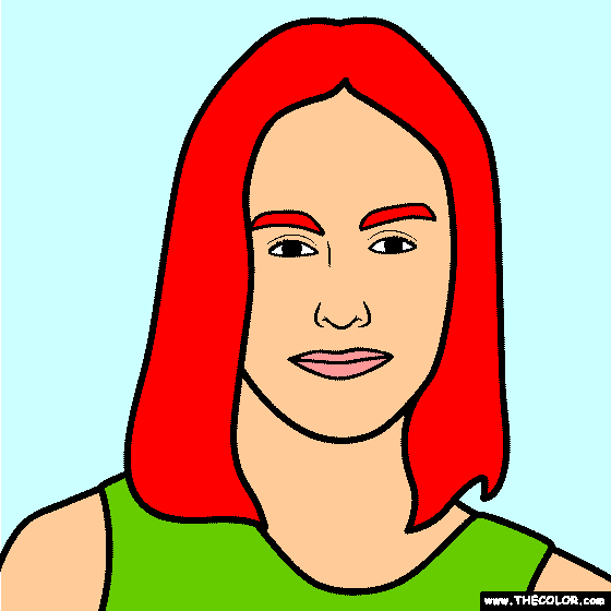 Brie Larson Coloring Page