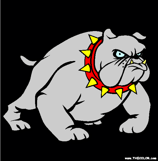 Bulldog Coloring Page