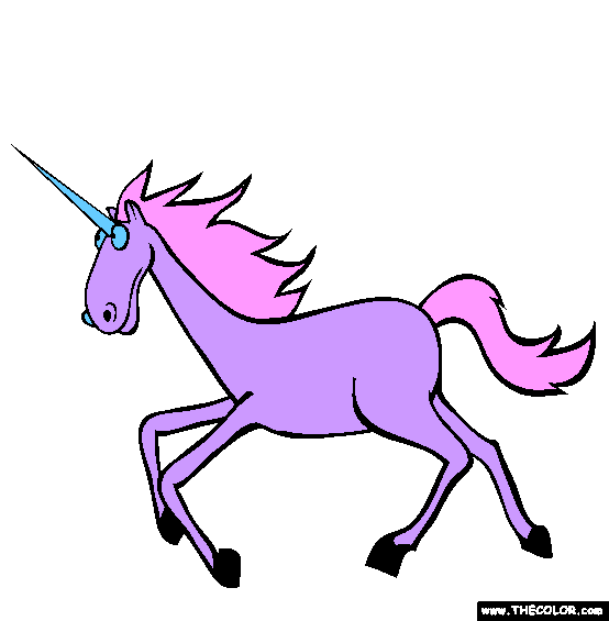 Unicorn Coloring Page
