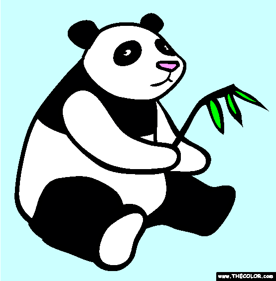 Giant Panda Coloring Page