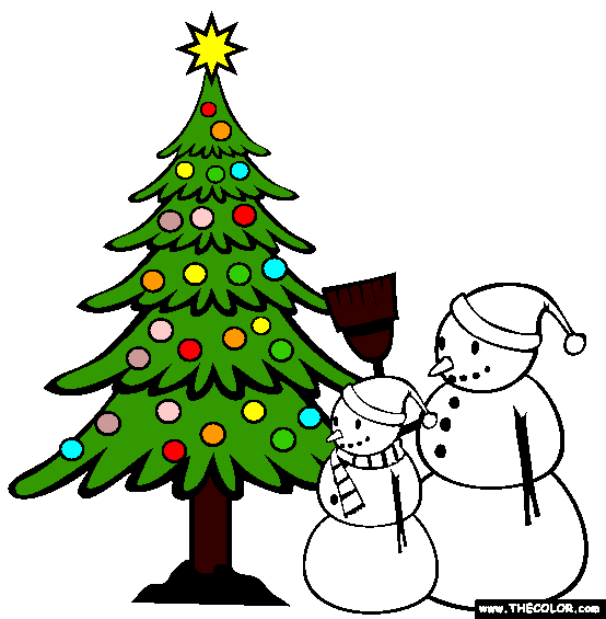 Christmas Coloring Page