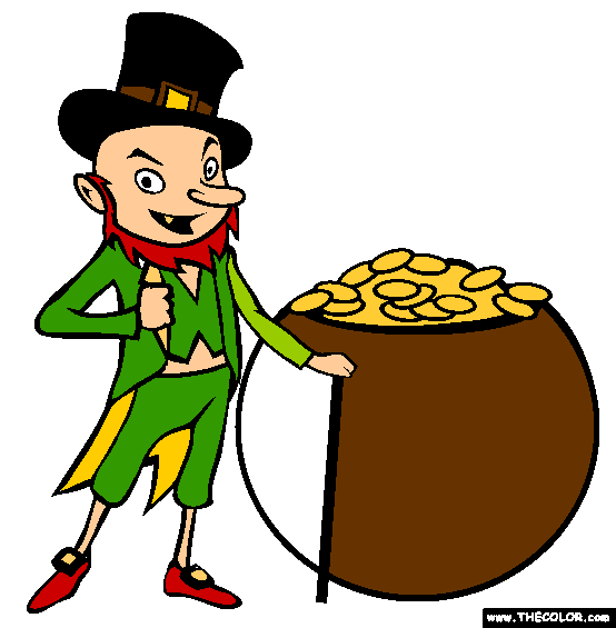 Leprechaun Coloring Page