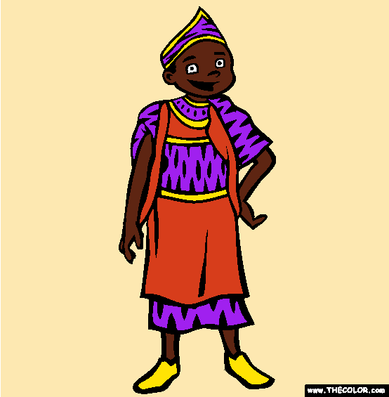 Cameroon Coloring Page