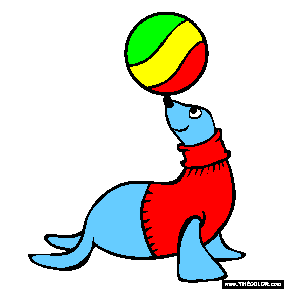 Seal Coloring Page