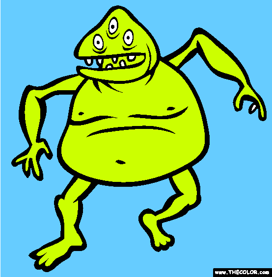 Gork Coloring Page