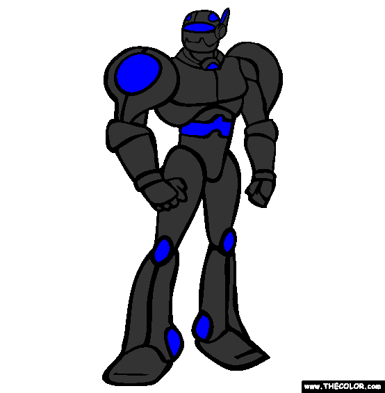 Mister Robot Coloring Page