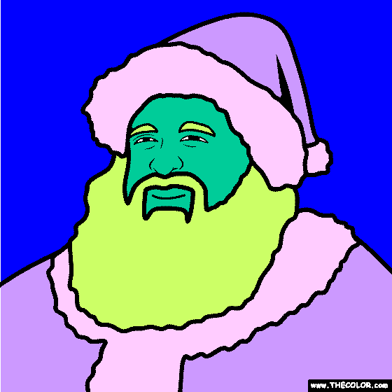 Santa Claus Coloring Page