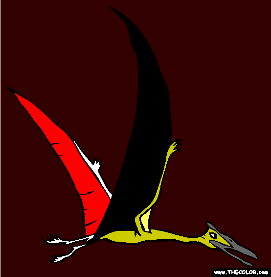 Quetzalcoatlus Coloring Page