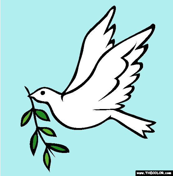 Dove Coloring Page