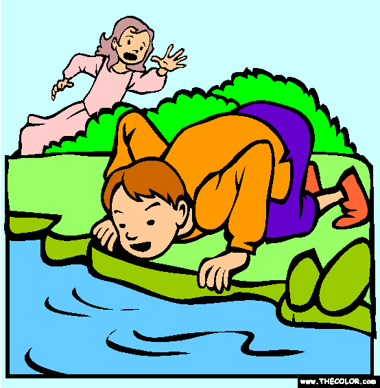 Brother And Sister Coloring Page