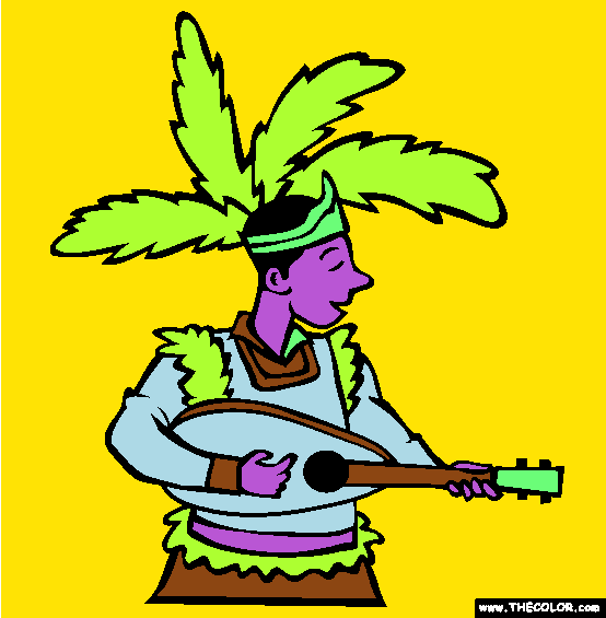Guadalupe Day Parade Coloring Page