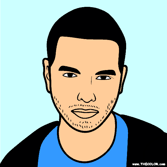 J Balvin Coloring Page