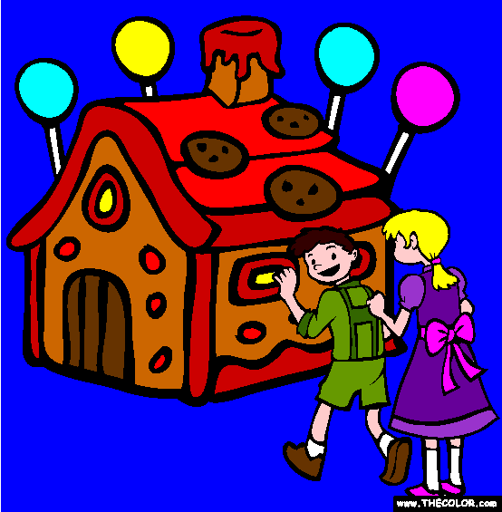 Hansel And Gretel Coloring Page