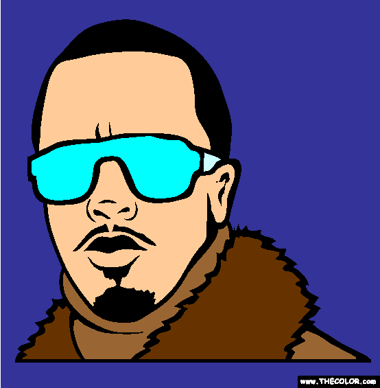 P Diddy Puff Daddy Sean John Combs Coloring Page