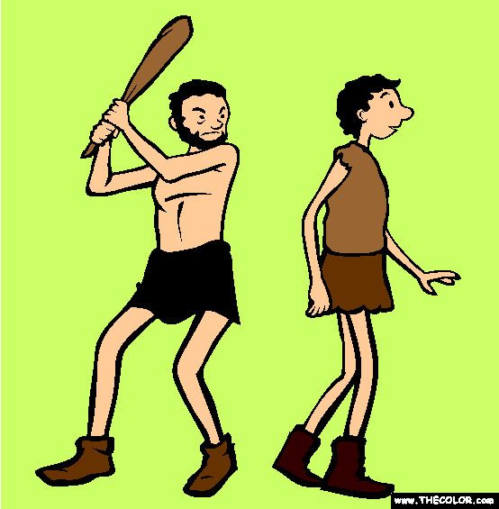 Cain And Abel Coloring Page
