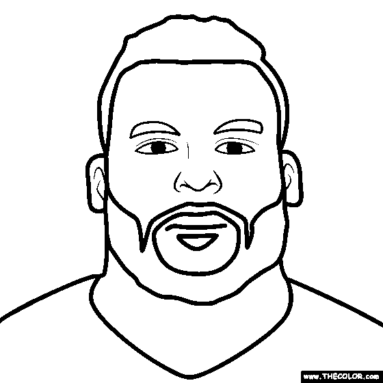 Aaron Donald Coloring Page