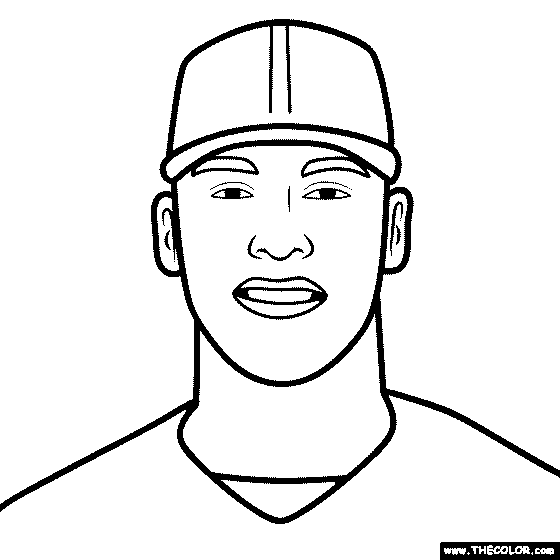 Aaron Judge Coloring Page