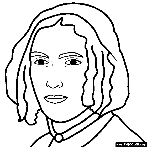 Abigail Fillmore Coloring Page