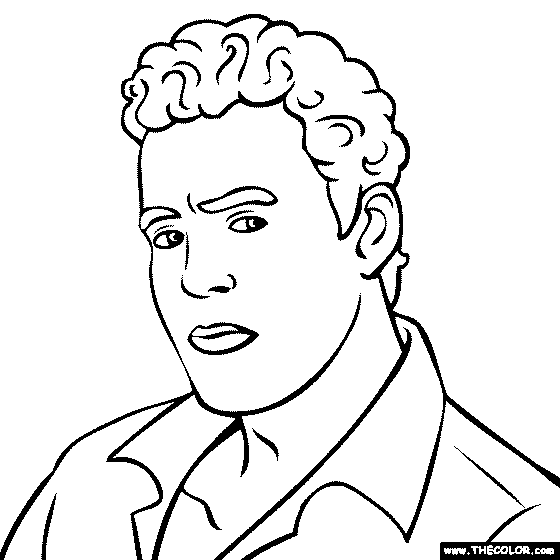 Adam Carolla Coloring Page