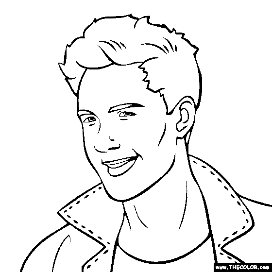 Adam Levine Coloring Page