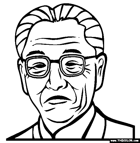 Akio Morita Coloring Page