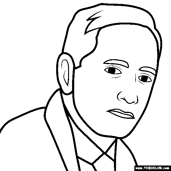 Alexander Fleming Coloring Page