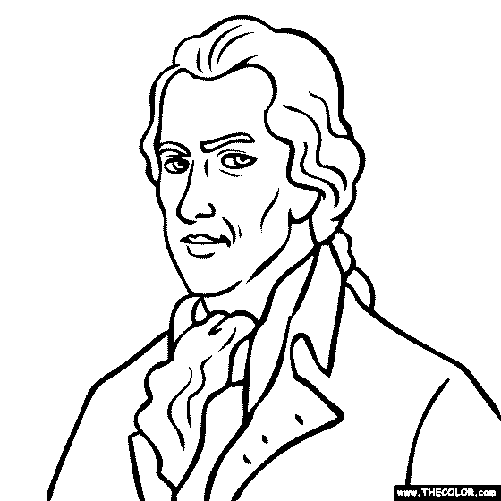 Alexander Hamilton Coloring Page