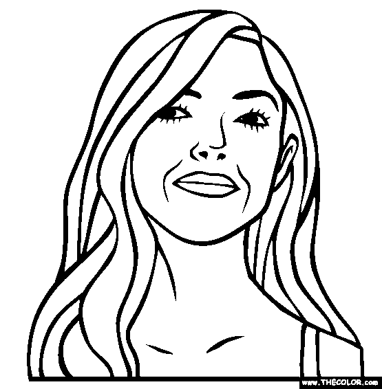 Amanda Seyfried Coloring Page