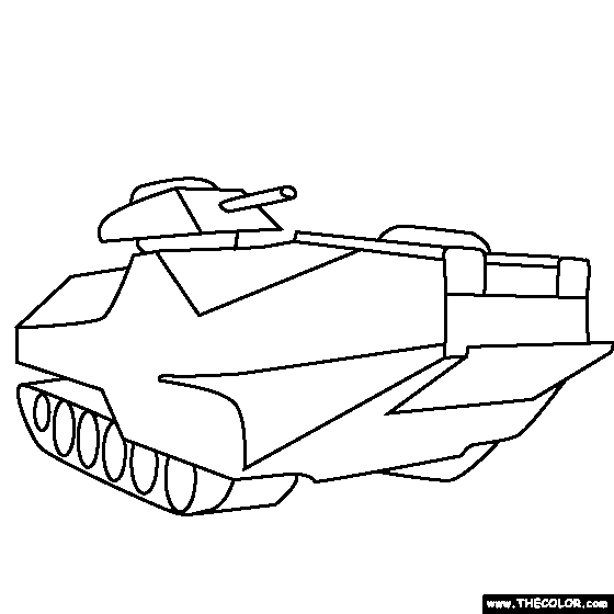 Amphibious Assault Ship Coloring Page