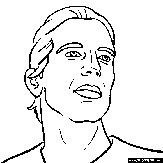 Andy Irons Coloring Page