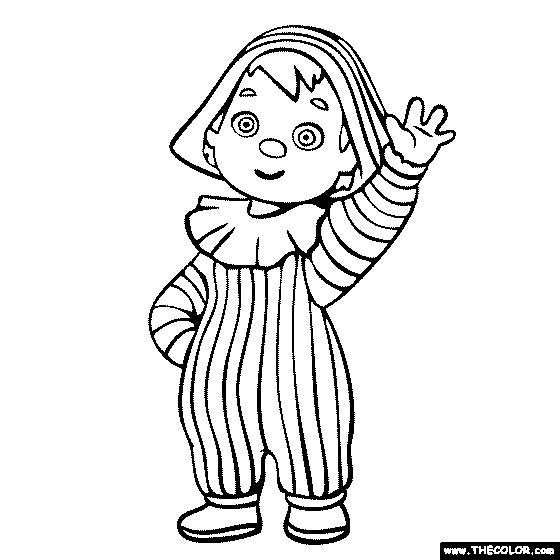 Andy Pandy Coloring Page