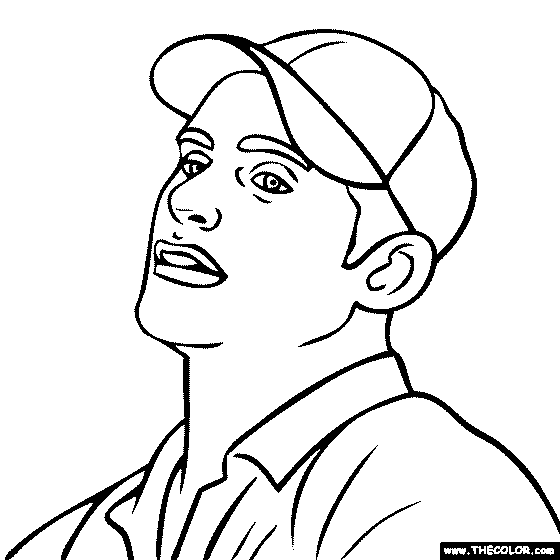 Andy Roddick Coloring Page