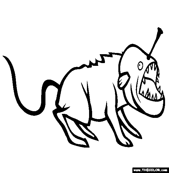 Angler Rat Online Coloring Page