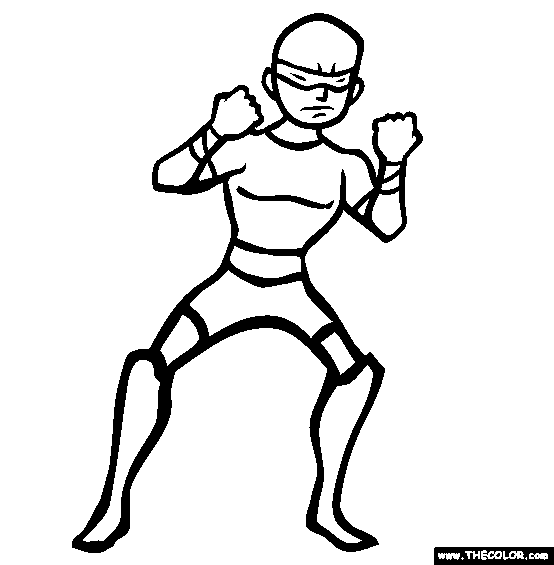 Angry Fists Coloring Page
