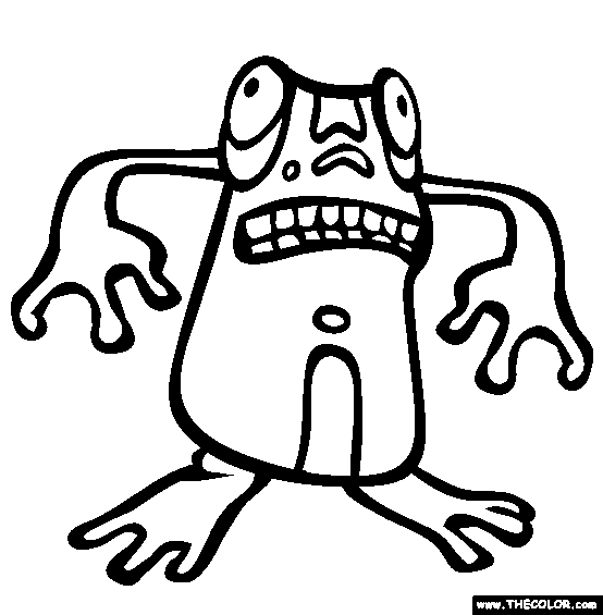 Angus Coloring Page