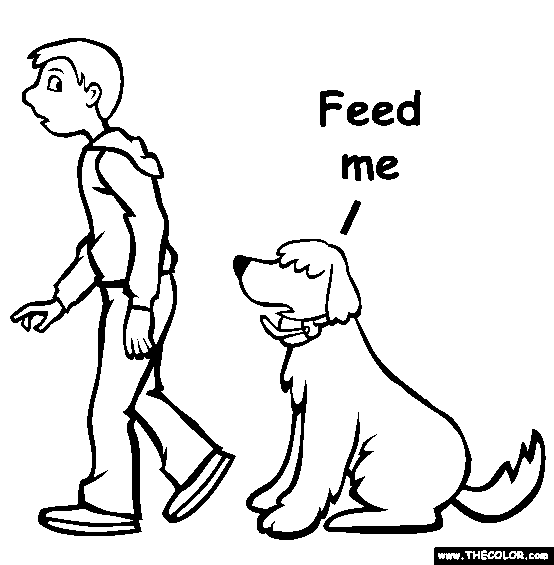 Animal Language Translator Coloring Page