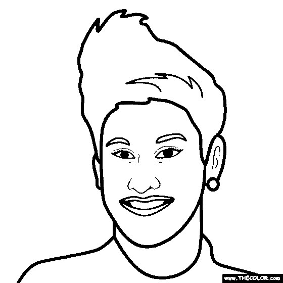 Anne Burrell Coloring Page