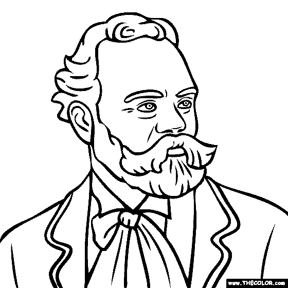 Antonin Dvorak Coloring Page