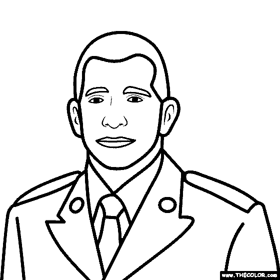 Army Sergeant Coloring Page