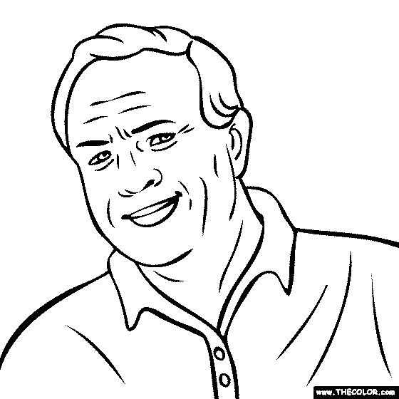 Arnold Palmer Coloring Page