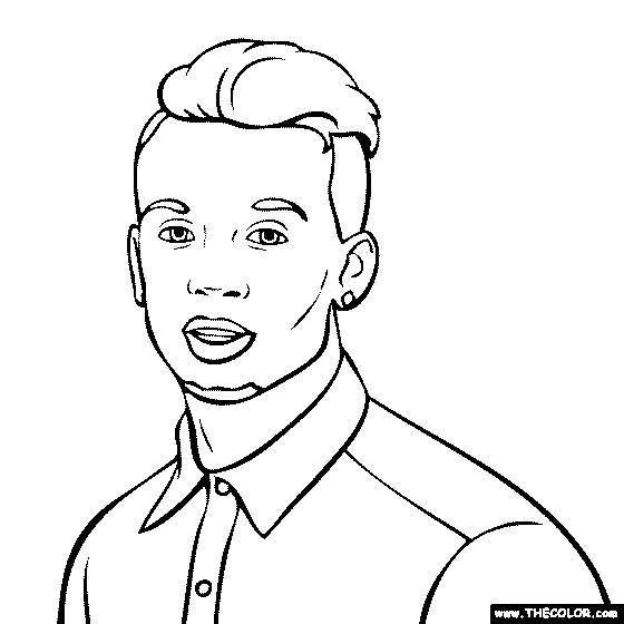 Aston Merrygold Coloring Page
