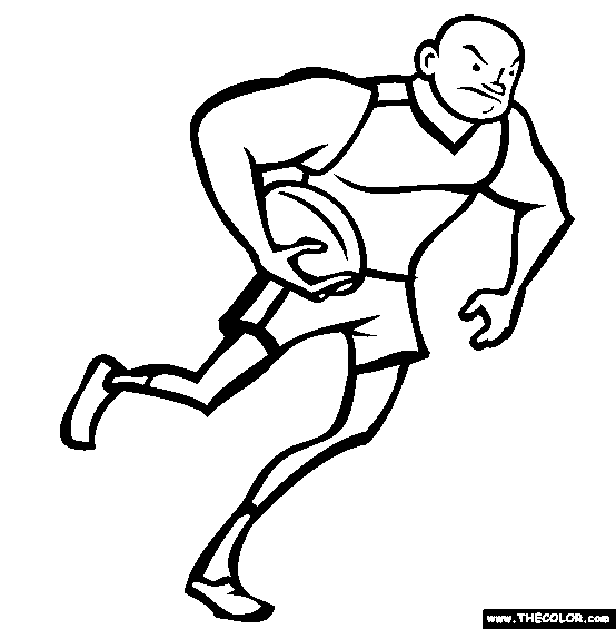 Australian Rules Football Coloring Page